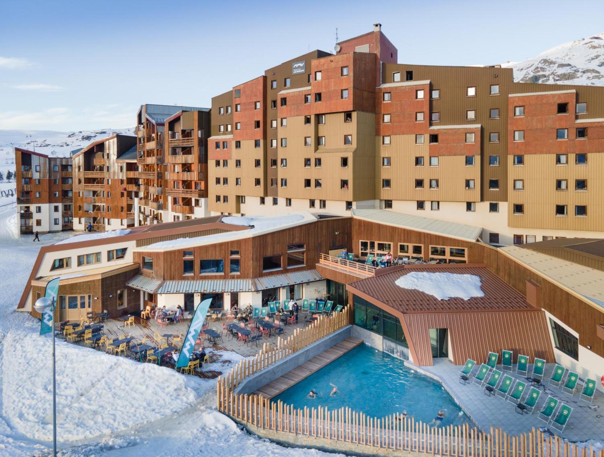 Hotel Club Mmv Les Bergers **** Alpe d'Huez Екстериор снимка