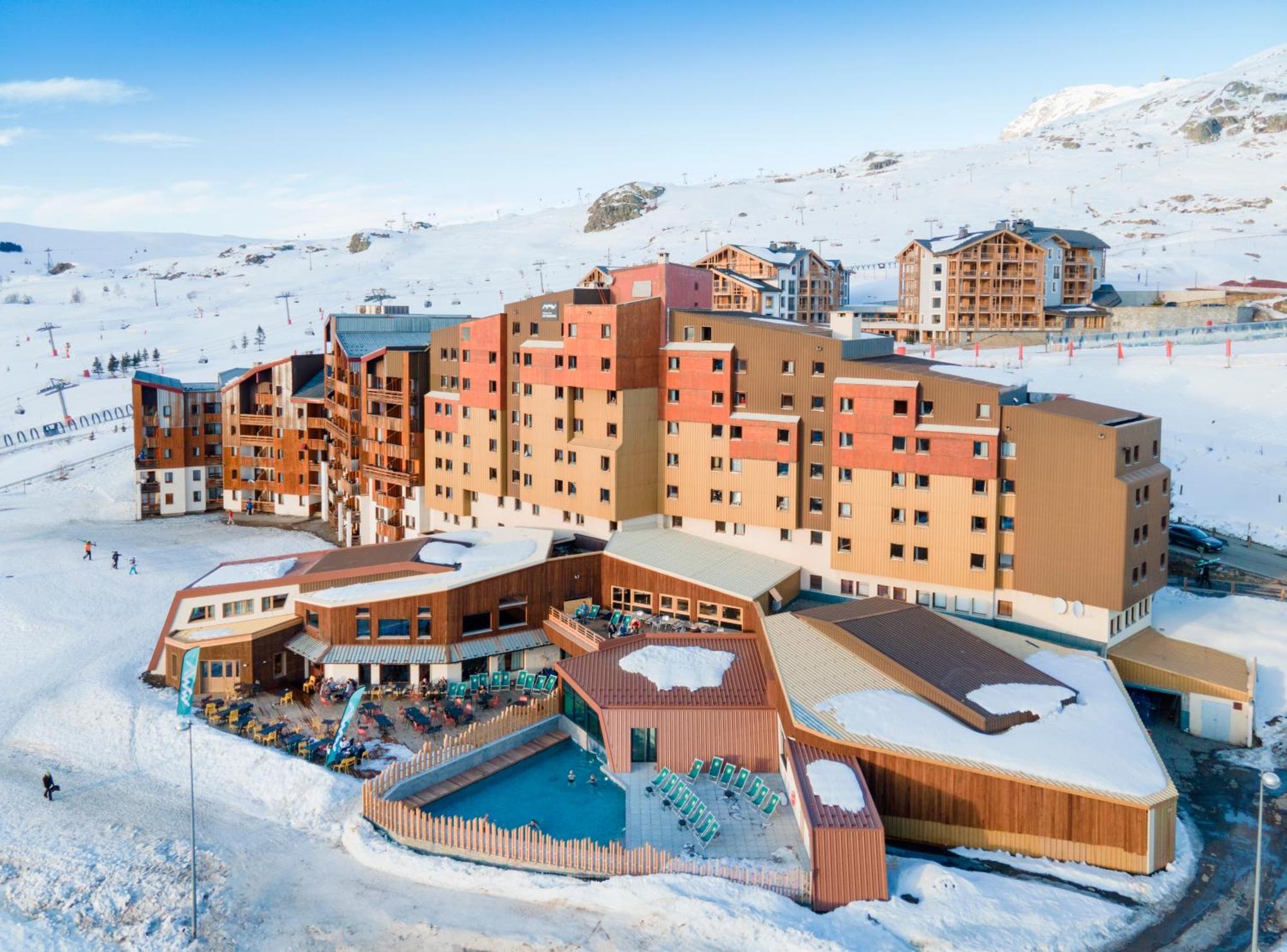 Hotel Club Mmv Les Bergers **** Alpe d'Huez Екстериор снимка