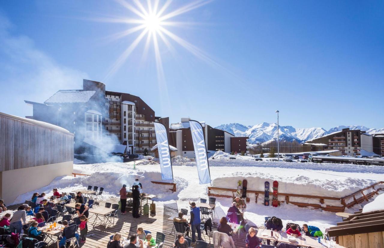 Hotel Club Mmv Les Bergers **** Alpe d'Huez Екстериор снимка
